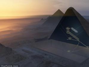 Ученые обнаружили «тайную комнату» в пирамиде Хеопса